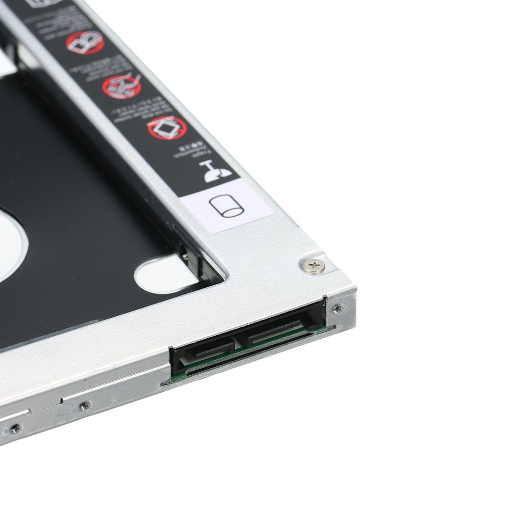 Hard Drive Caddy Tray SATA 2nd HDD SSD Caddy Case for 9.5mm