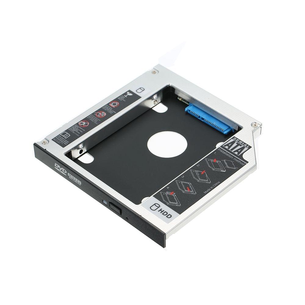 Hard Drive Caddy Tray SATA 2nd HDD SSD Caddy Case for 12.7mm