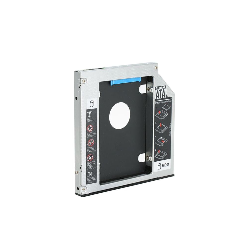 Hard Drive Caddy Tray SATA 2nd HDD SSD Caddy Case for 12.7mm