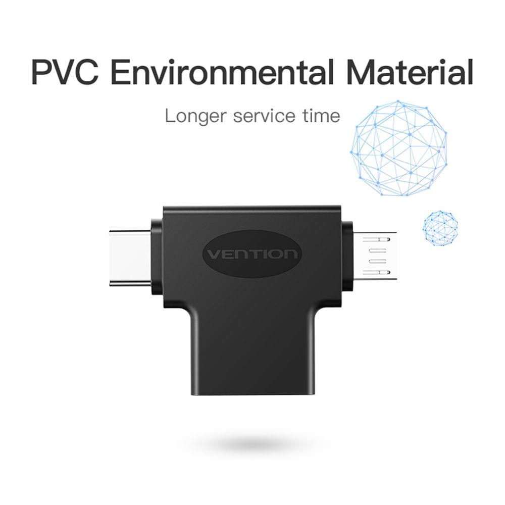 Vention CDIBO OTG Adapter 3 in 1 USB3.0 Type-C Micro USB USB