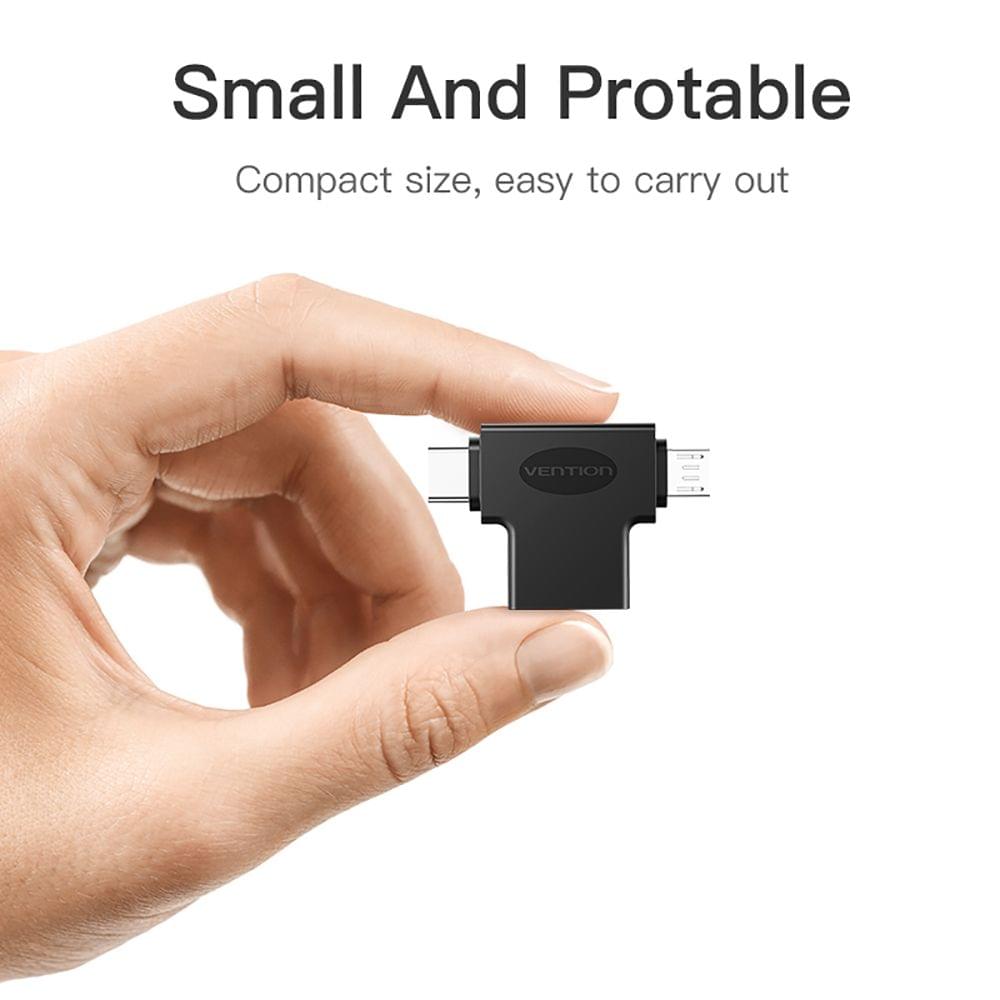 Vention CDIBO OTG Adapter 3 in 1 USB3.0 Type-C Micro USB USB