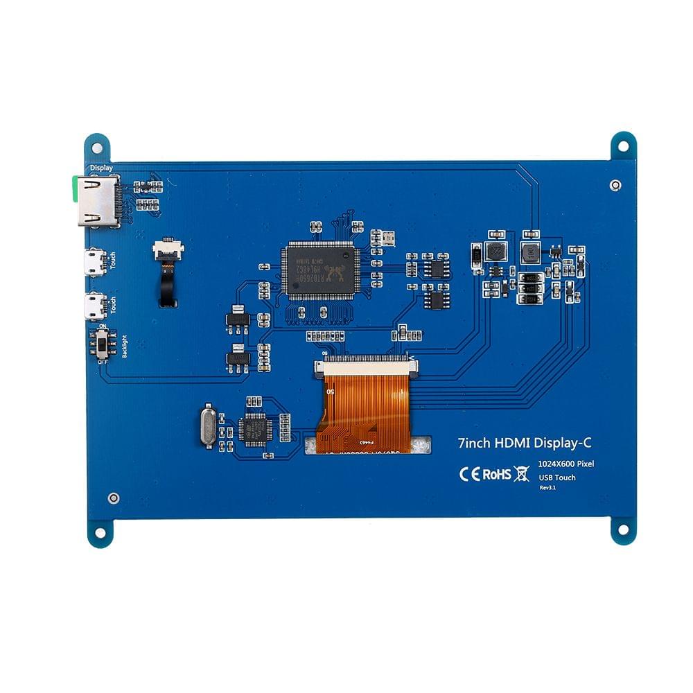 HD 7-inch 1024 x 600 Touch Screen Capacitive Touch Screen HD