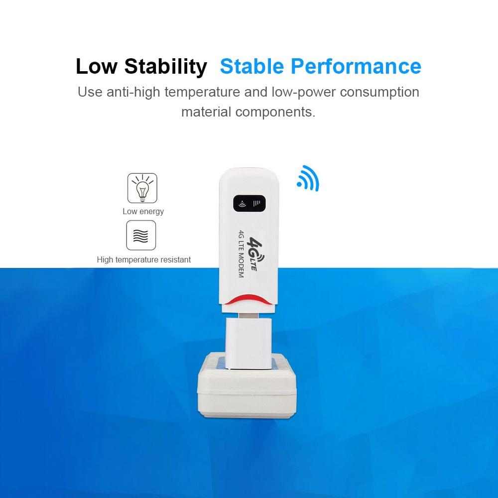 4G Portable Mini Wifi Router Usb Modem 100Mbps LTE FDD With
