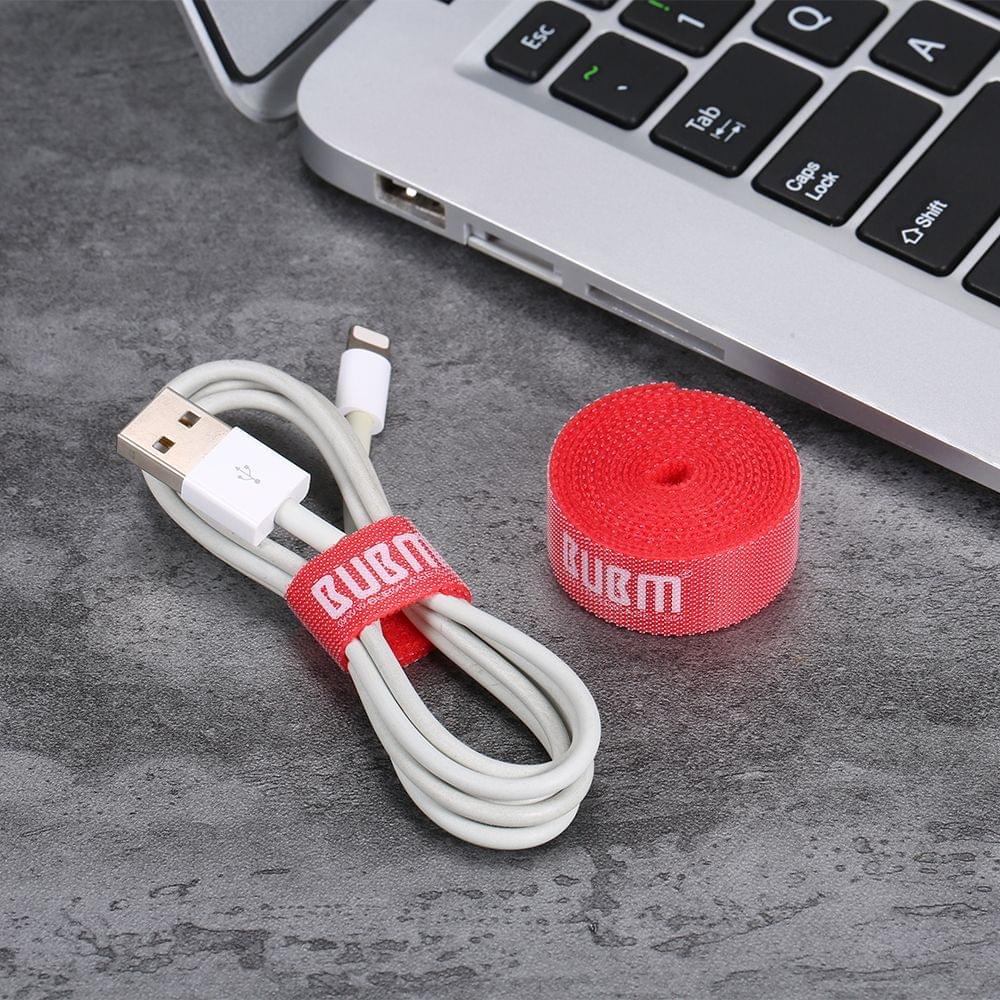 BUBM Rainbow Wire Tie Colorful Computer Cables with