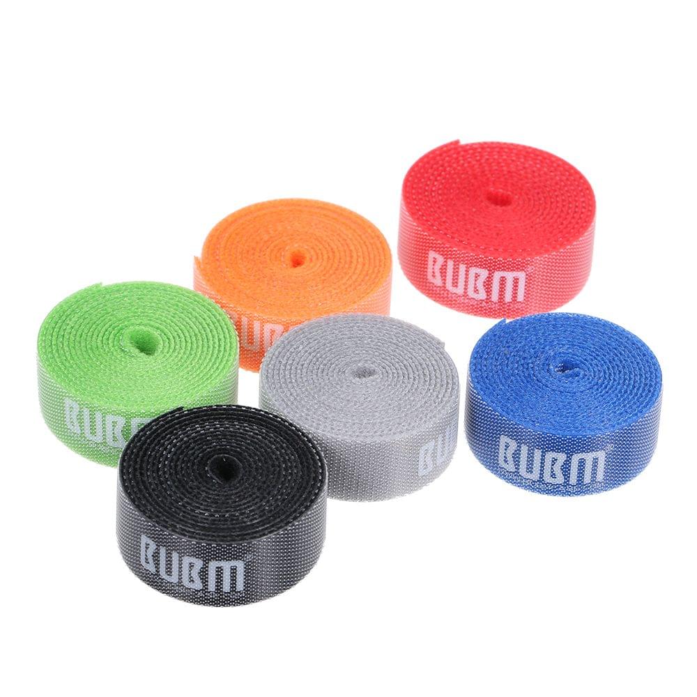 BUBM Rainbow Wire Tie Colorful Computer Cables with