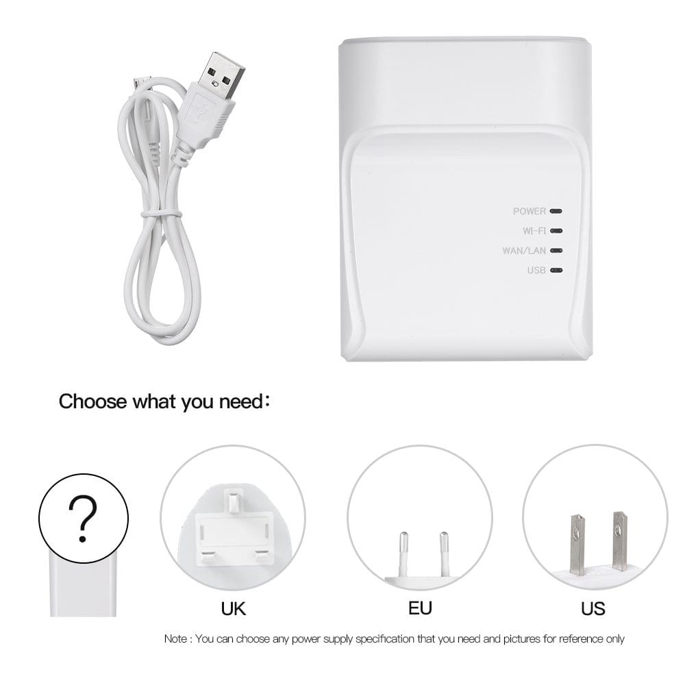 High Speed USB Printer Server Multiple Devices Sharing Auto - EU Plug