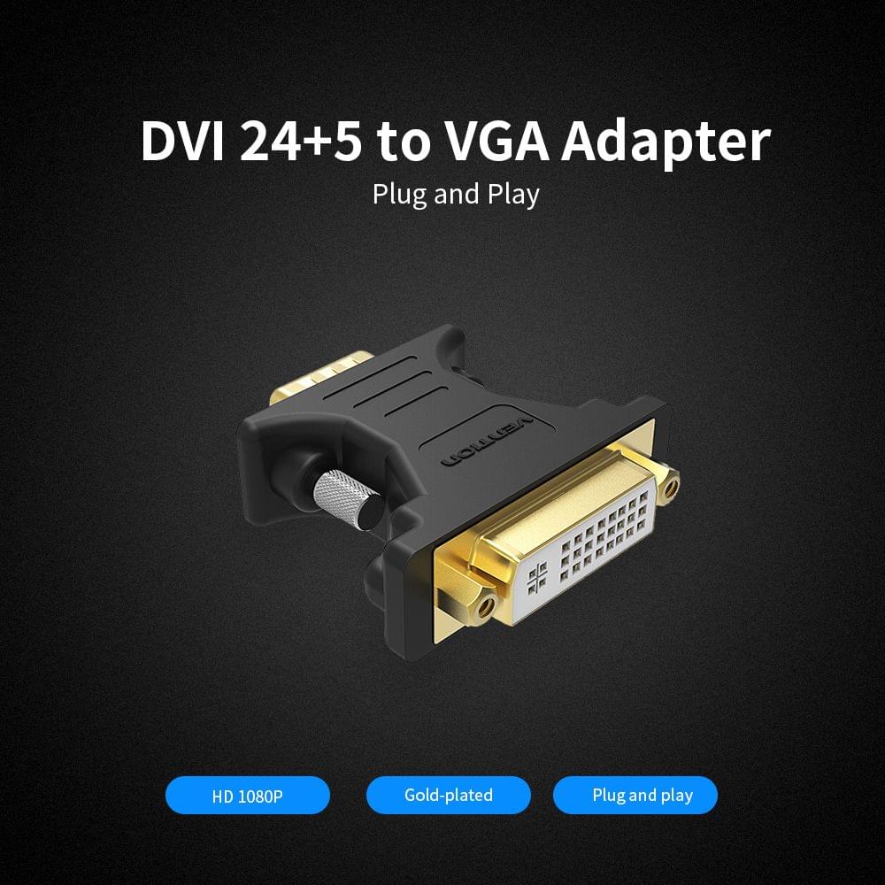 Vention DVI to VGA Adapter DVI 24+5 Female to VGA Male