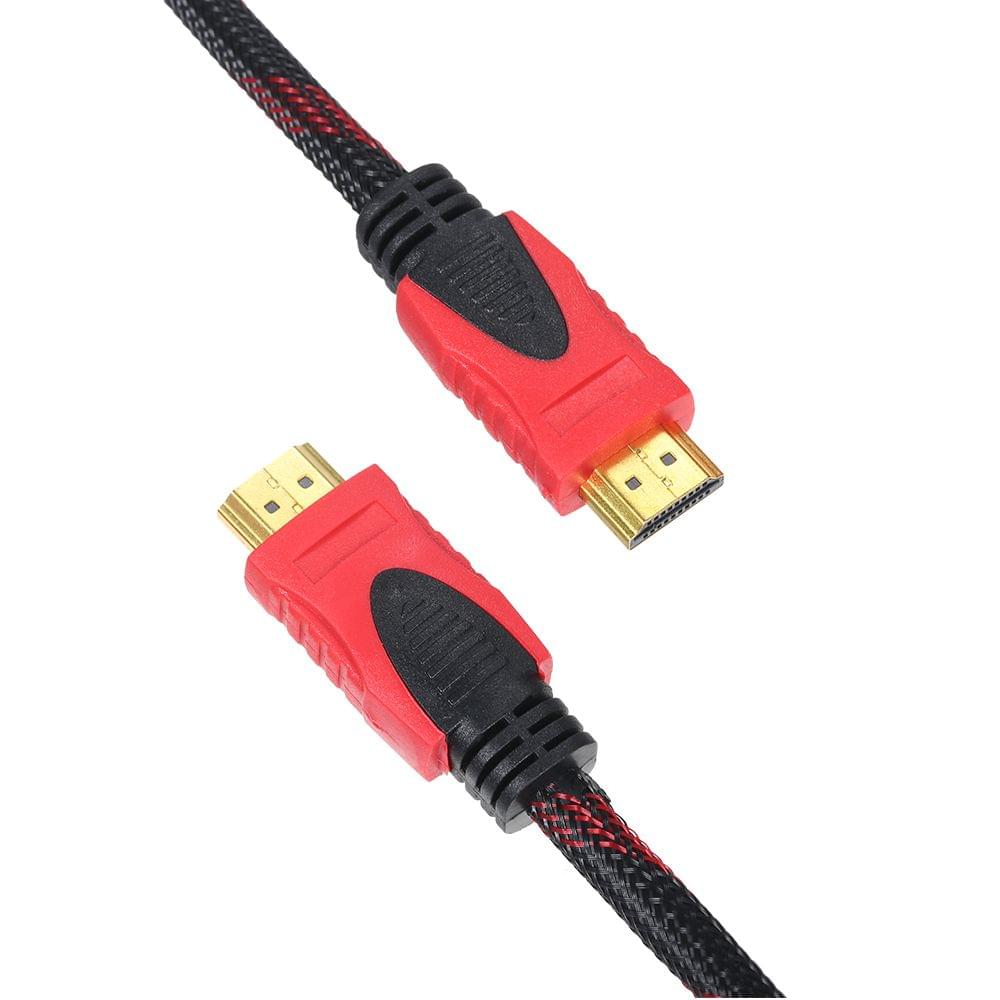 HD Cable High Speed 2.0 Adapter Cable Braided Cord 4K 3D - 0.5m