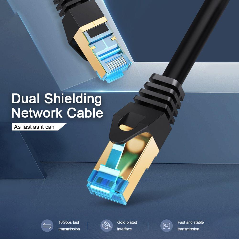 VENTION Cat 7 Ethernet Cable Gigabit Fast Speed Flat Network - 1.5m