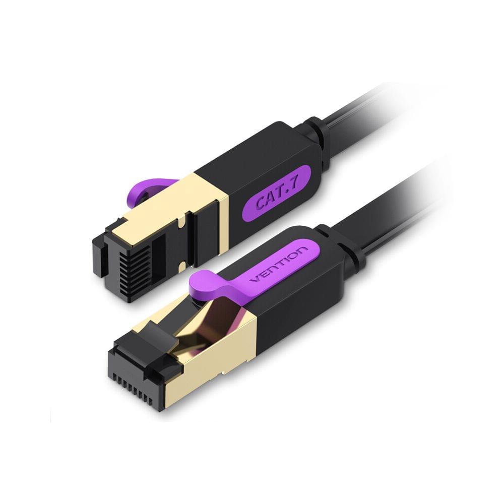 VENTION Cat 7 Ethernet Cable 10 Gigabit Fast Speed Flat - 1m