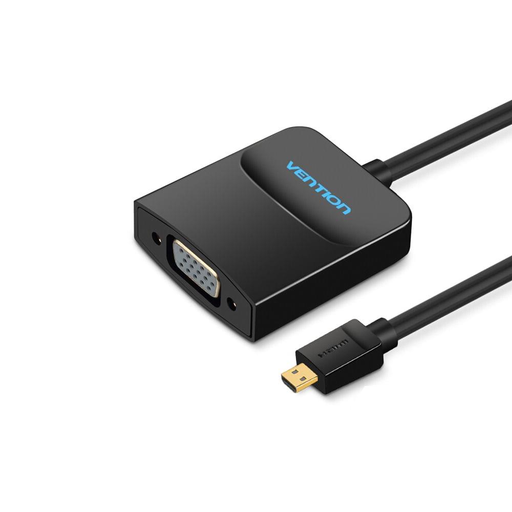VENTION Micro HDMI to VGA Video Converter Adapter with 3.5mm