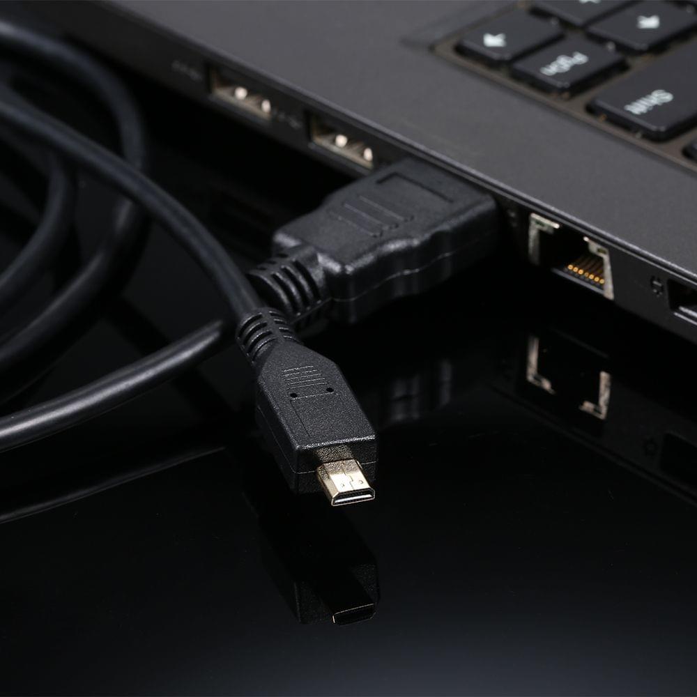 Micro HD to HD Adapter 1080P HD Converter Cable Gold-plated