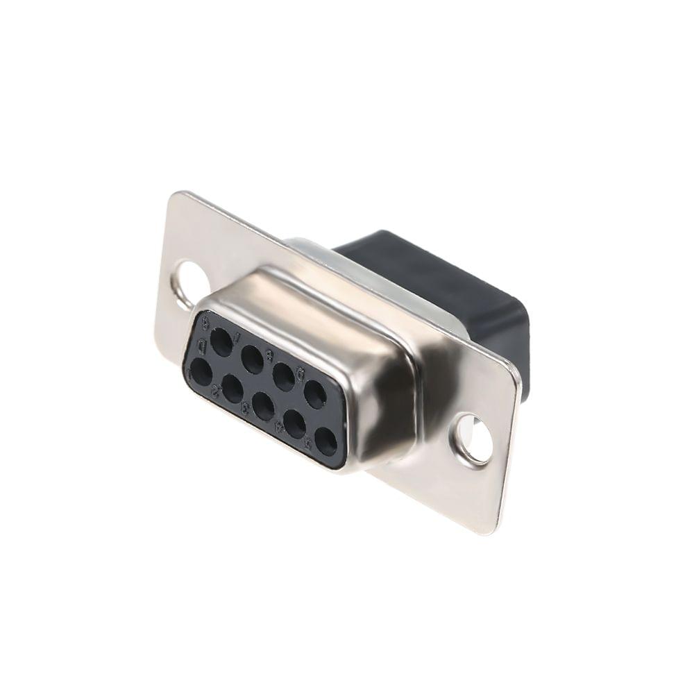RJ45 to Serial Port Female to DB 9PIN Adapter 8P8C Module