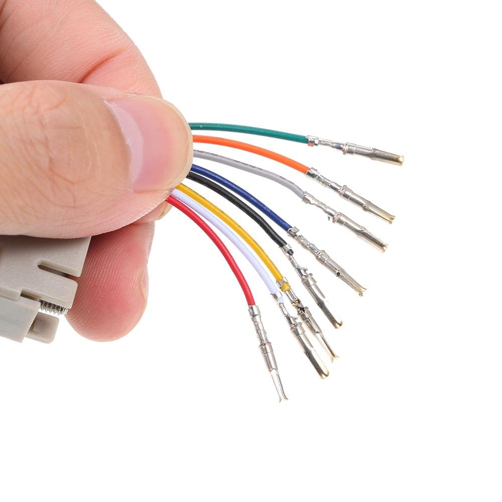 RJ45 to Serial Port Female to DB 9PIN Adapter 8P8C Module