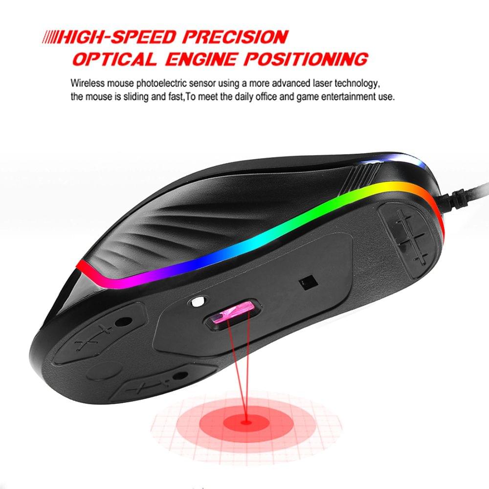 G818 Mouse Gaming Wired Mouse Optical Portable Mouse 3200