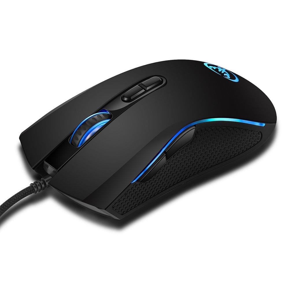 HXSJ A869 Wired Gaming Mouse 3200DPI 7 Buttons 7 Color LED