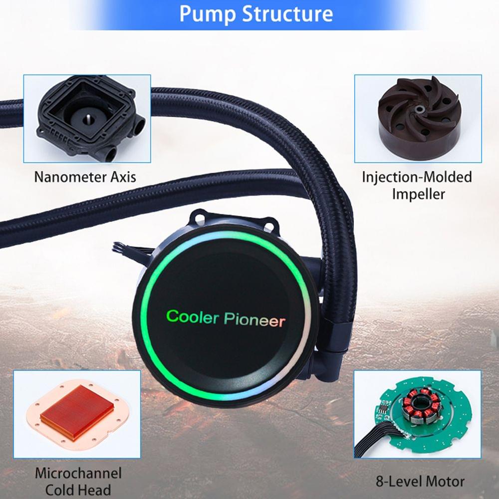 Cooler Pioneer 240L CPU Cooler 240mm Radiator Dual