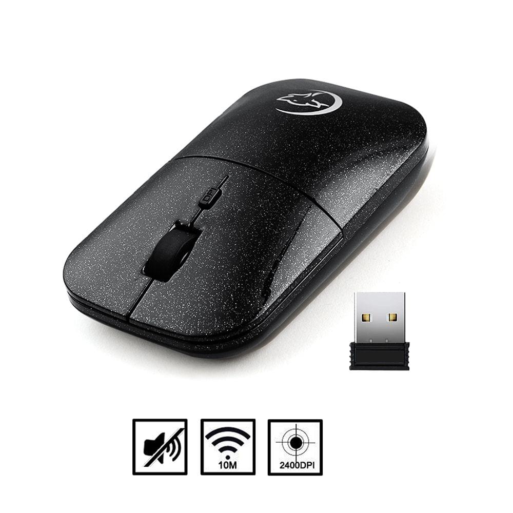 G822 Wireless Mouse 2.4GHz Adjustable 2400DPI Ergonomic
