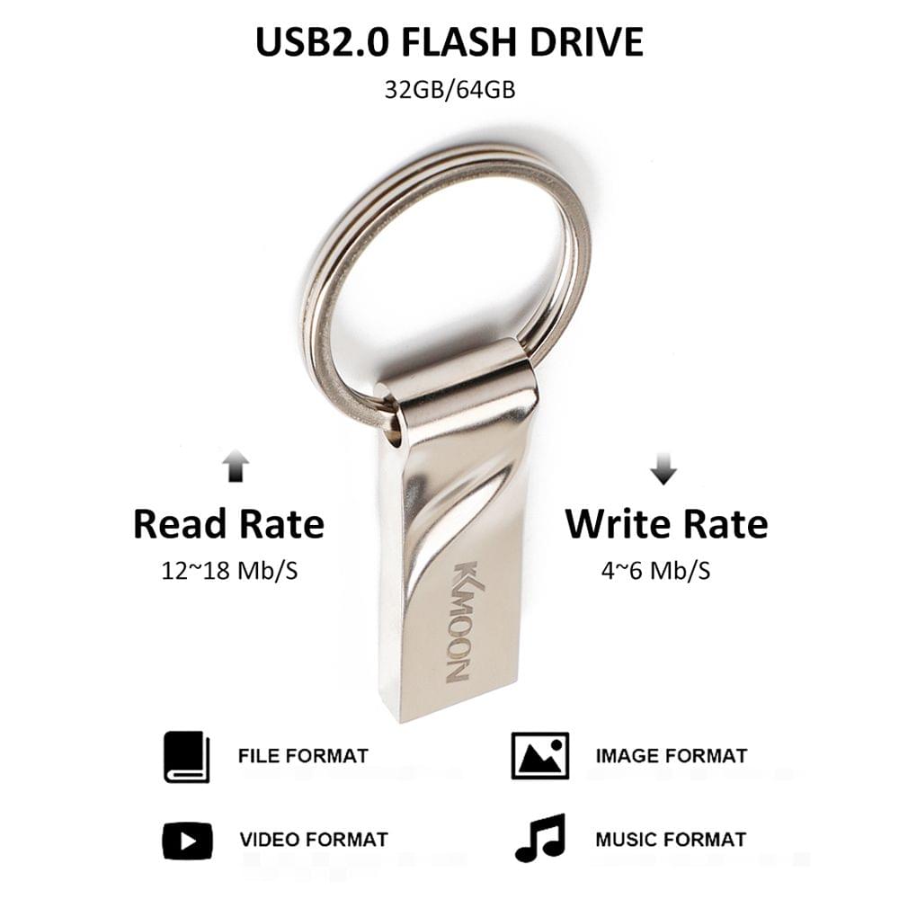 KKMOON CW10292 Zinc Alloy USB Flash Drive Waterproof Pen
