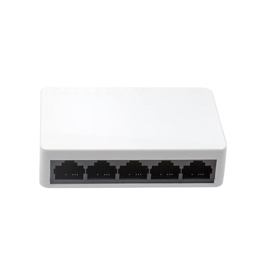 Network Switch 5 Ports Fast Ethernet 10/100Mbps LAN RJ45 - EU Plug