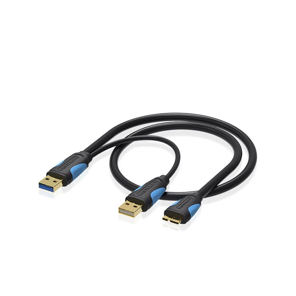 Vention USB Type A Male to Micro B Cable Super Speed USB3.0 - 0.25m