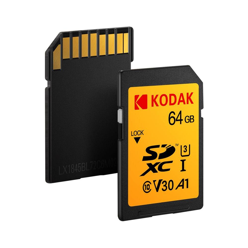Kodak U3 SD Card 64GB Memory Card UHS-I High Speed V30 SDXC - 64GB