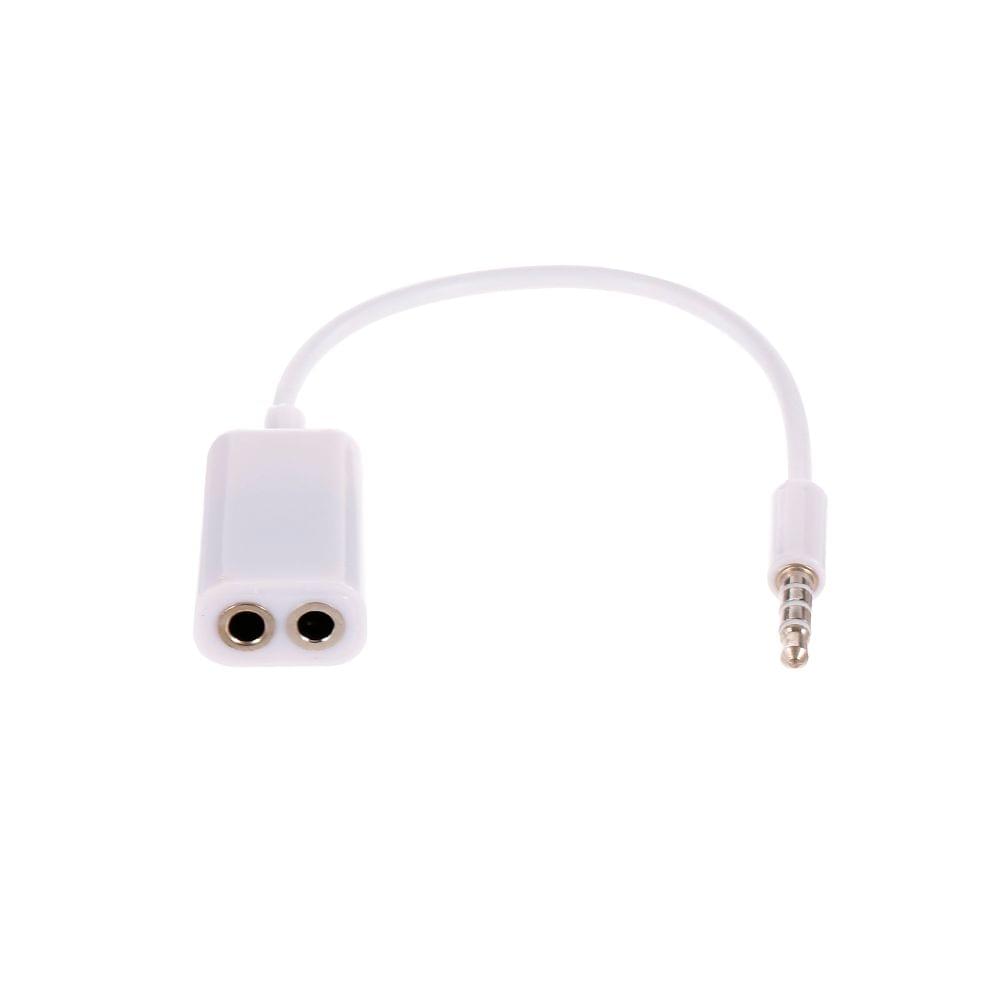 3.5mm Jack Splitter 2 Female to 1 Male Headphone Microphone