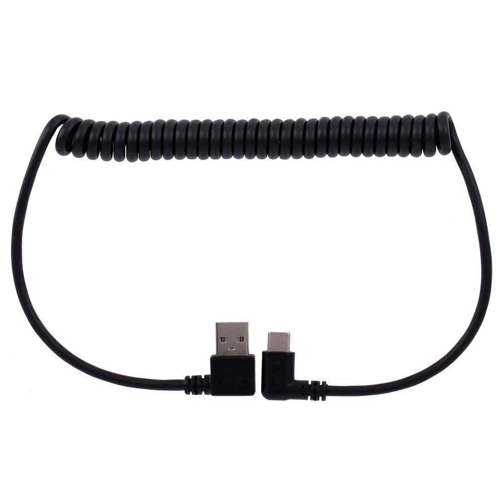Type C Power Cable Spring Power Line 150cm Charging Cable