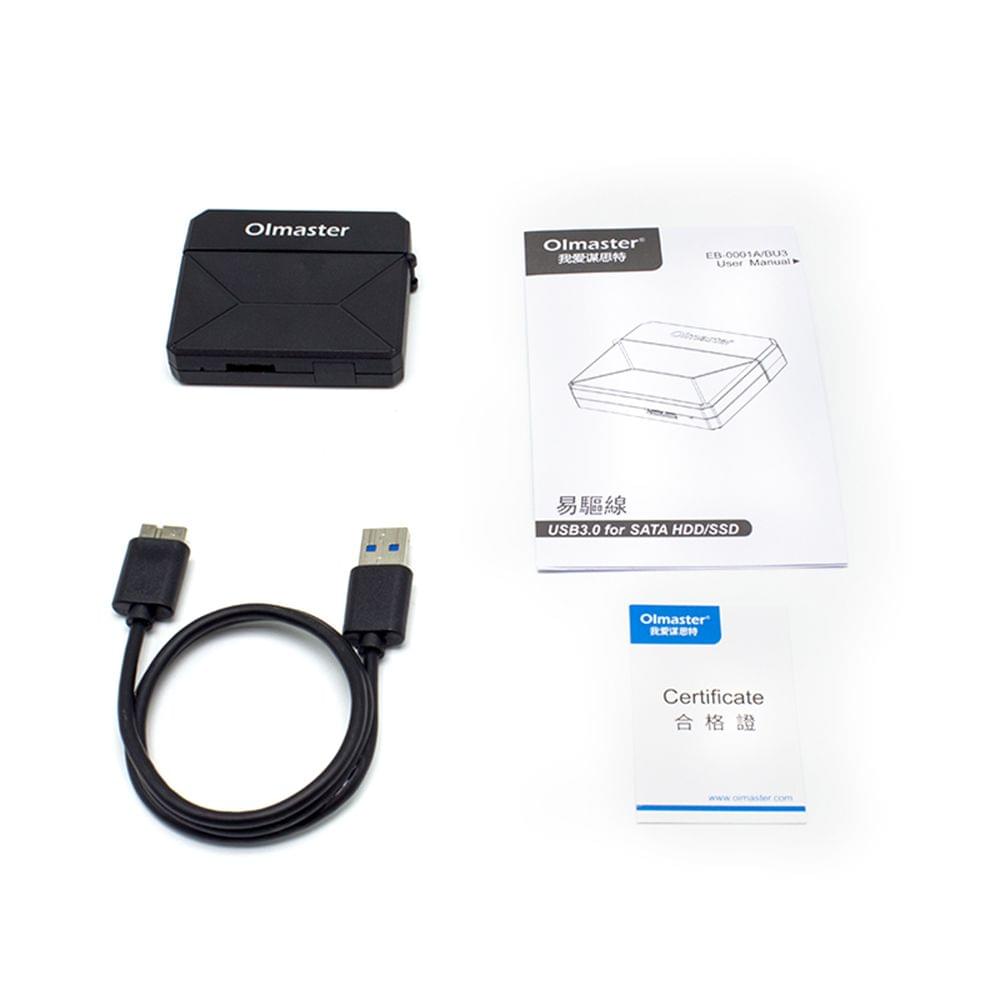 OImaster EB-0001AU3 2.5" SATA I/II/III to USB3.0 Adapter