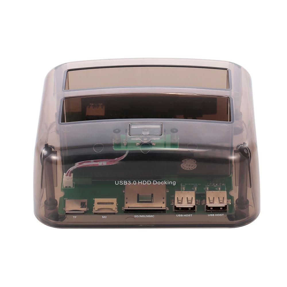 Hard Drive Docking Station USB 3.0 to 2.5/3.5inch IDE&SATA - EU Plug
