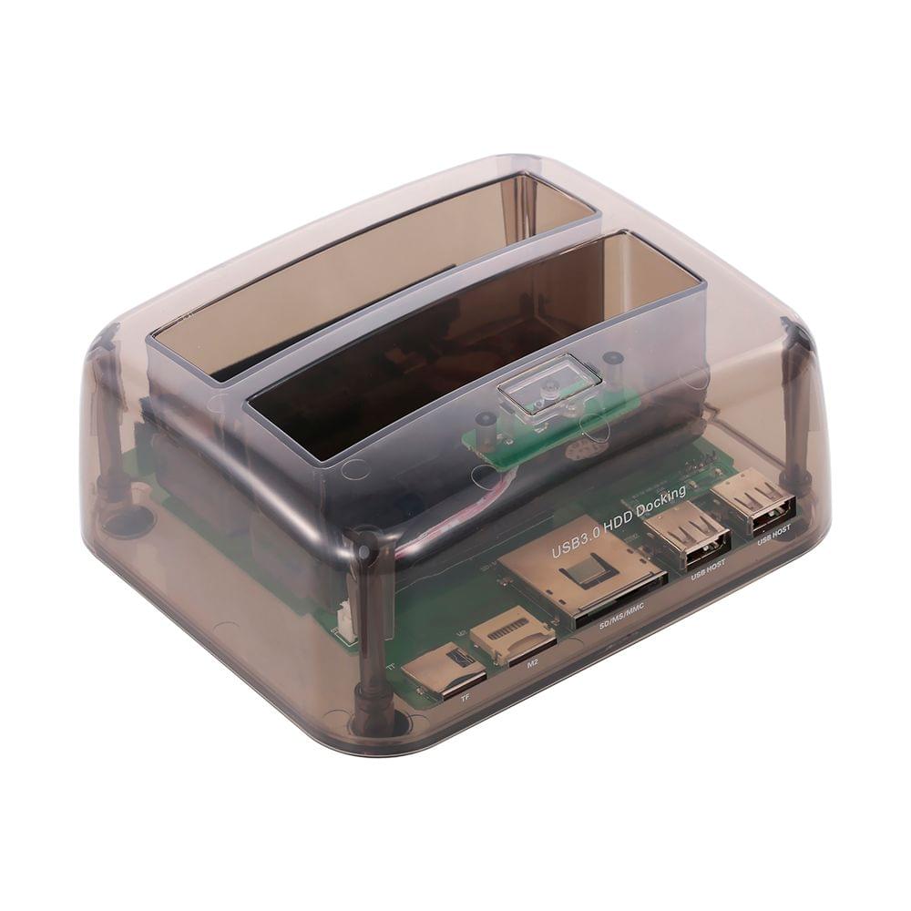 Hard Drive Docking Station USB 3.0 to 2.5/3.5inch IDE&SATA - EU Plug