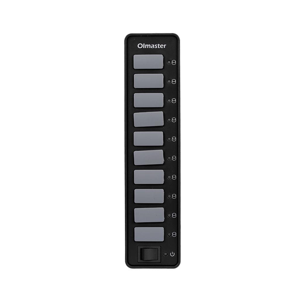 OImaster 10 Ports USB3.0 Hub 5Gbps High Speed Hub Fast - EU Plug