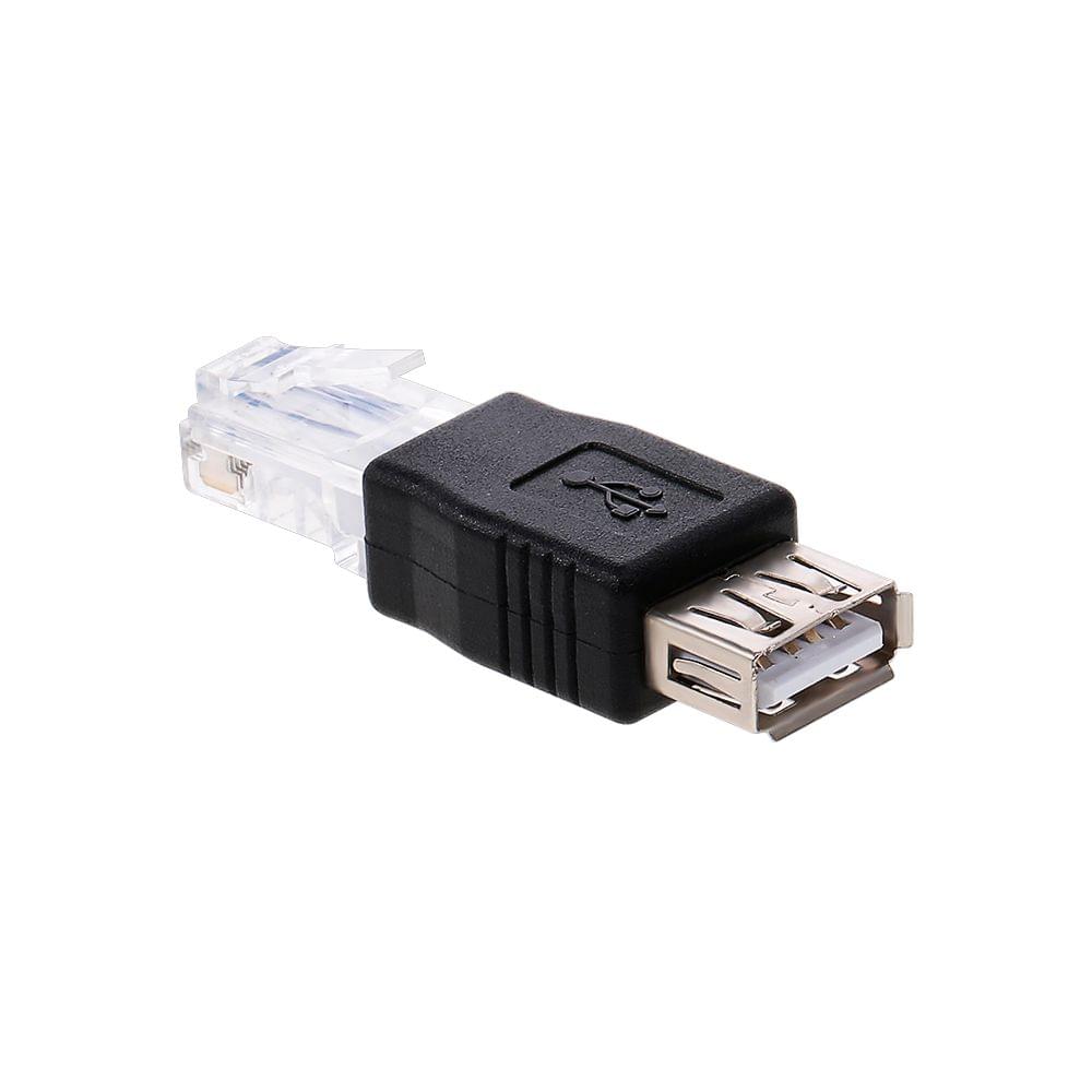 USB to RJ45 Adapter USB2.0 Female to Ethernet RJ45 Male Plug