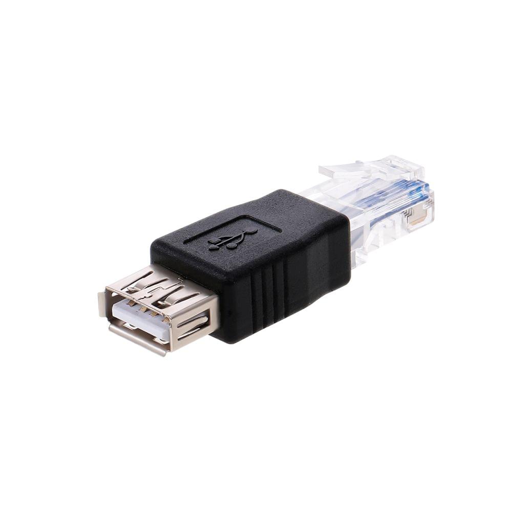 USB to RJ45 Adapter USB2.0 Female to Ethernet RJ45 Male Plug