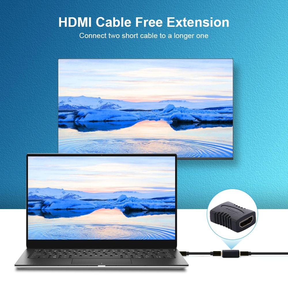 HD Extender Female to Female Adapter 4K HD Connector AV