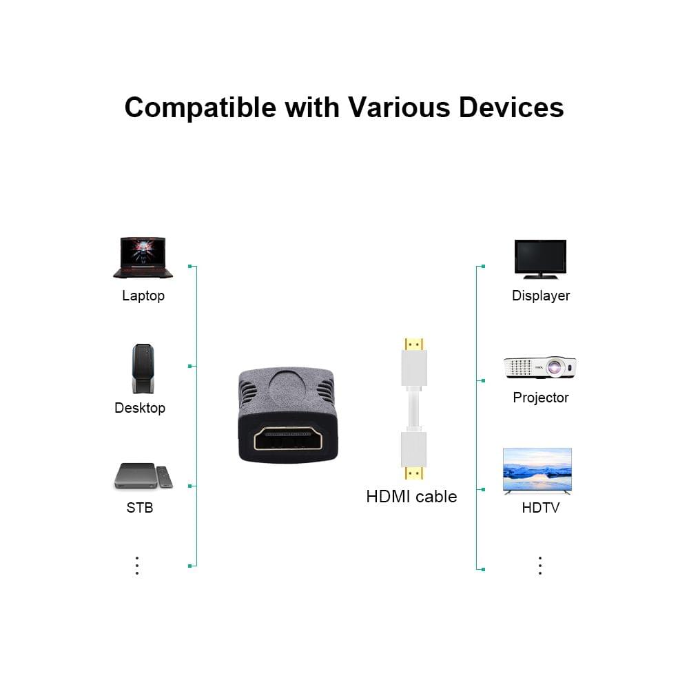 HD Extender Female to Female Adapter 4K HD Connector AV