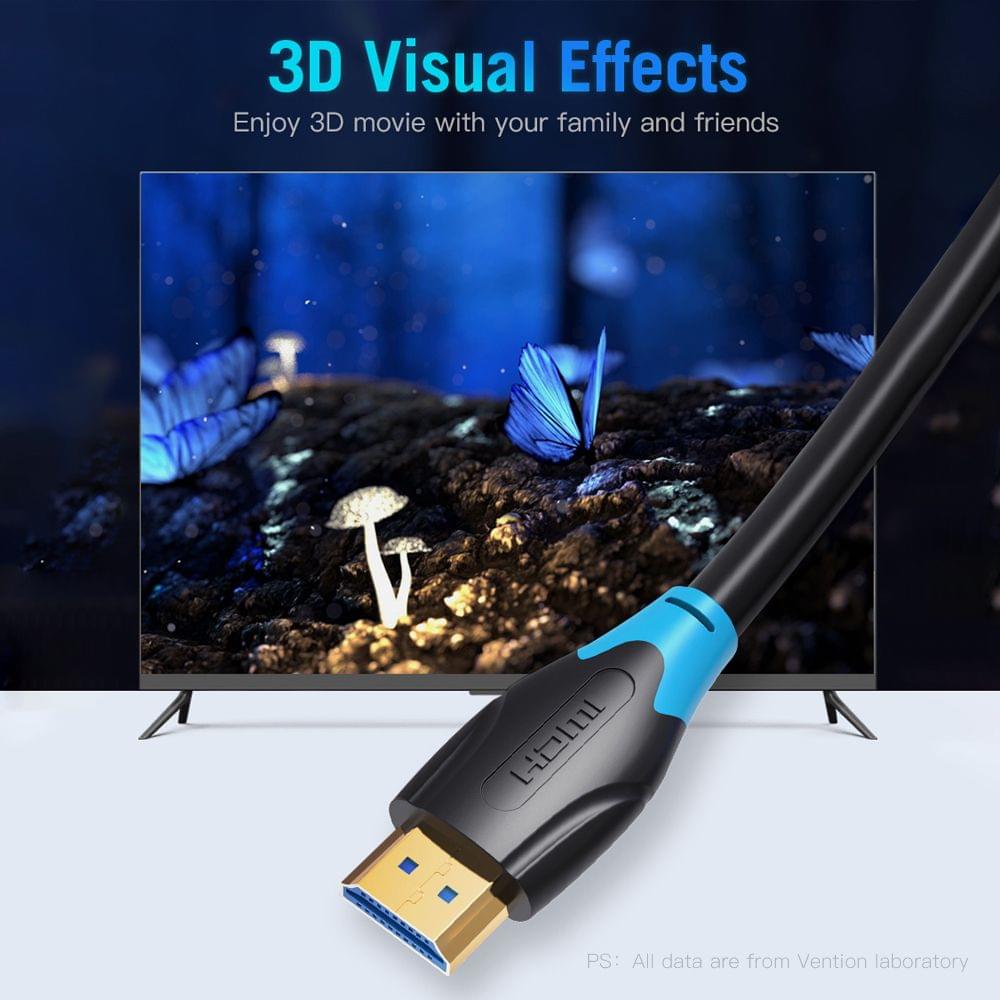 Vention HDMI Cable 4K Digital HD Cable 3D Video Cable Data - 1.5m
