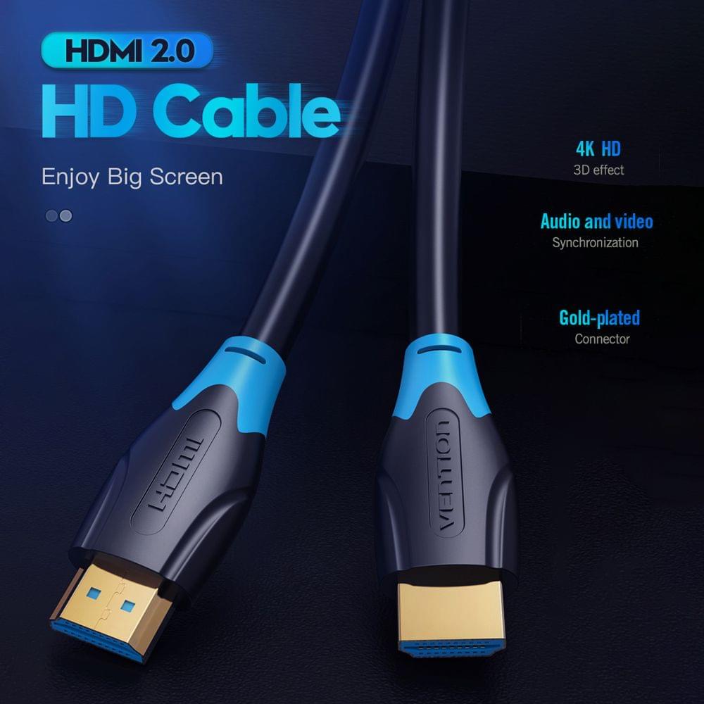 Vention HDMI Cable 4K Digital HD Cable 3D Video Cable Data - 1.5m