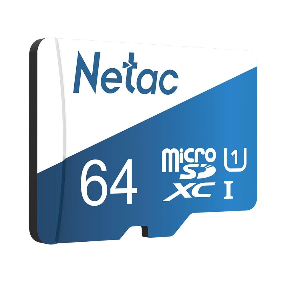 Netac P500 Overseas Version Class 10 Micro SDXC TF Flash - 64GB