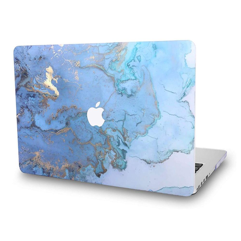 MacBook Pro 13 Case Super Thin Rubberized Coated Laptop - Blue