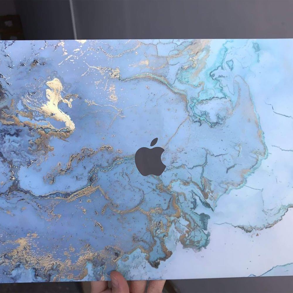 MacBook Pro 13 Case Super Thin Rubberized Coated Laptop - Blue