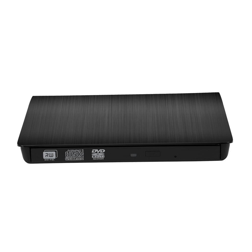 USB 3.0 Pop-up Mobile External DVD-RW Portable Drive ODD - Black