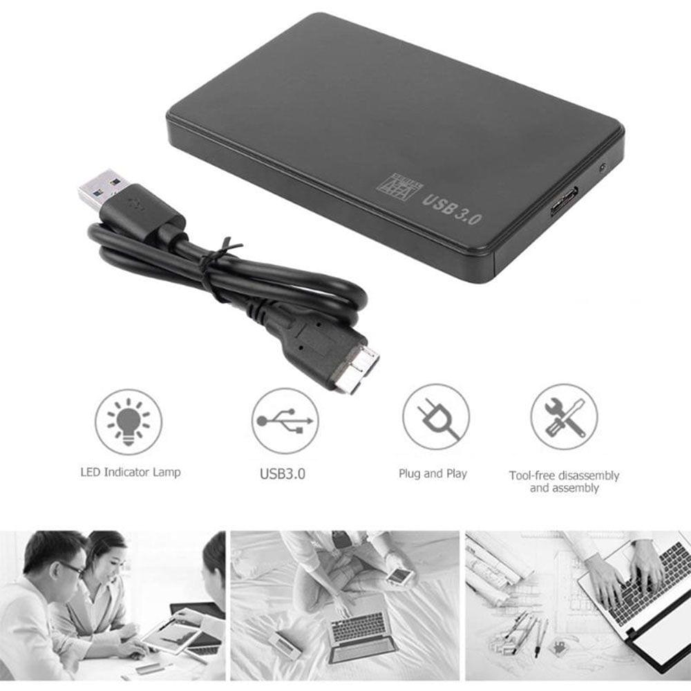 2.5 Inch Sata HDD SSD to USB 3.0 Case Adapter 5Gbps Hard