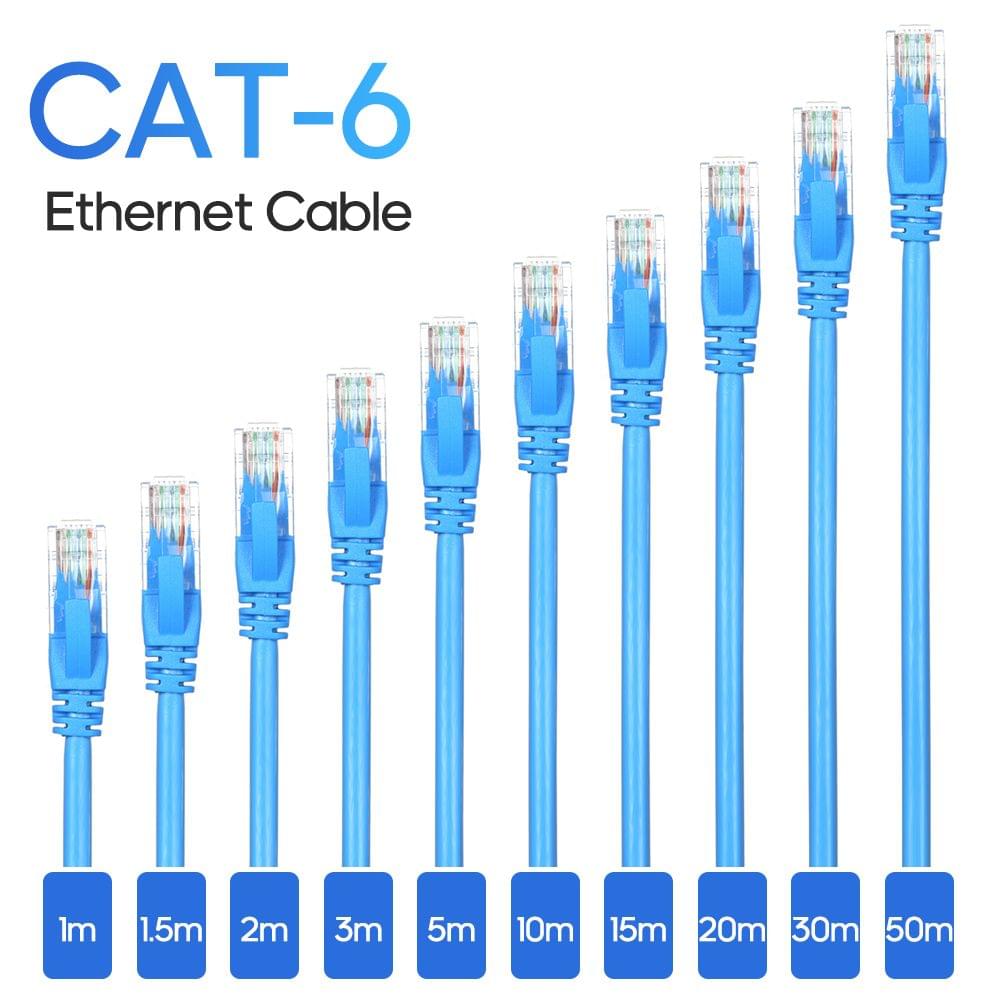 CAT 6 Ethernet Cable Lan Network Internet Patch Cord - 3m
