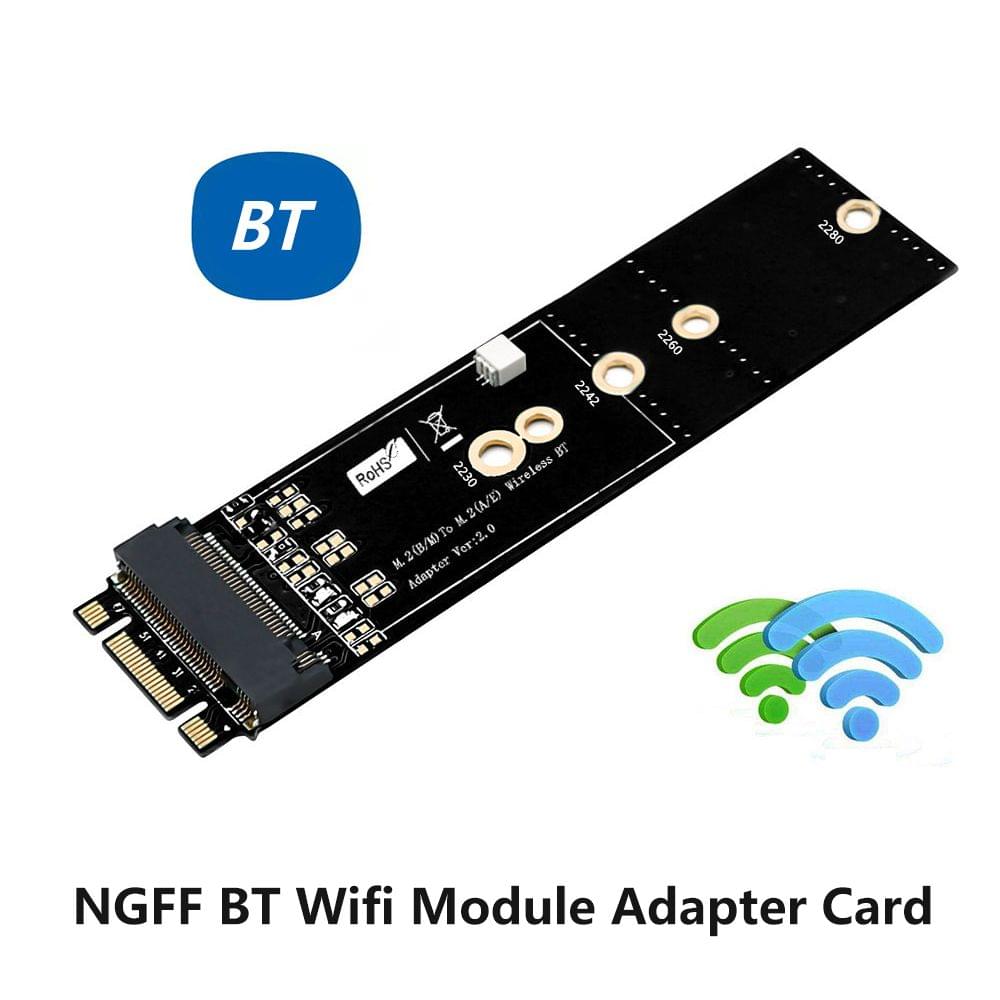 M.2 Key(B+M) to M.2 Key A Adapter Card Wireless BT Adapter