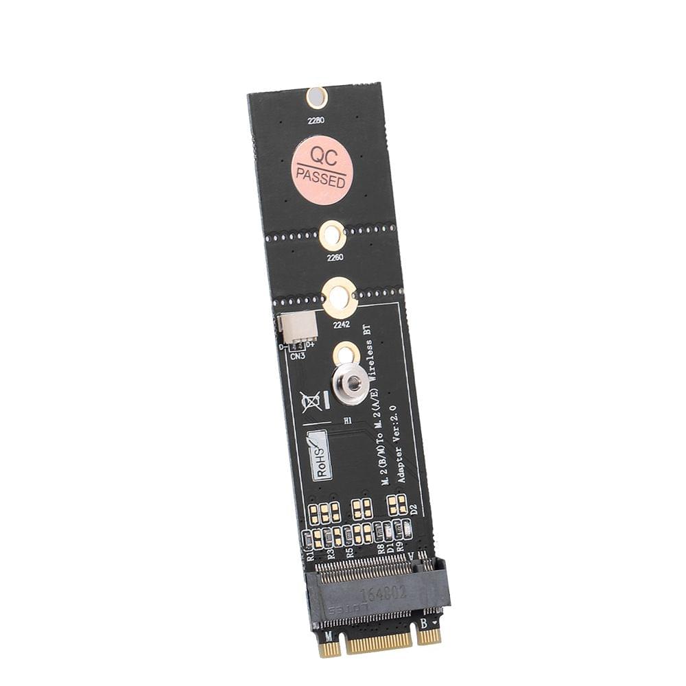 M.2 Key(B+M) to M.2 Key A Adapter Card Wireless BT Adapter