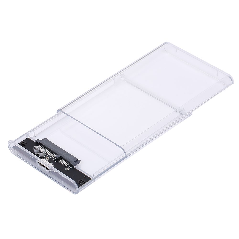 2.5'' USB3.0 Transparent Hard Drive Case Portable High-speed