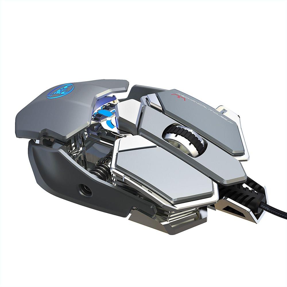 HXSJ J600 Wired Gaming Mouse Nine-key Macro Programming