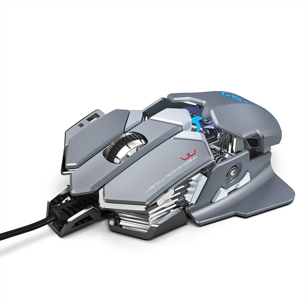 HXSJ J600 Wired Gaming Mouse Nine-key Macro Programming