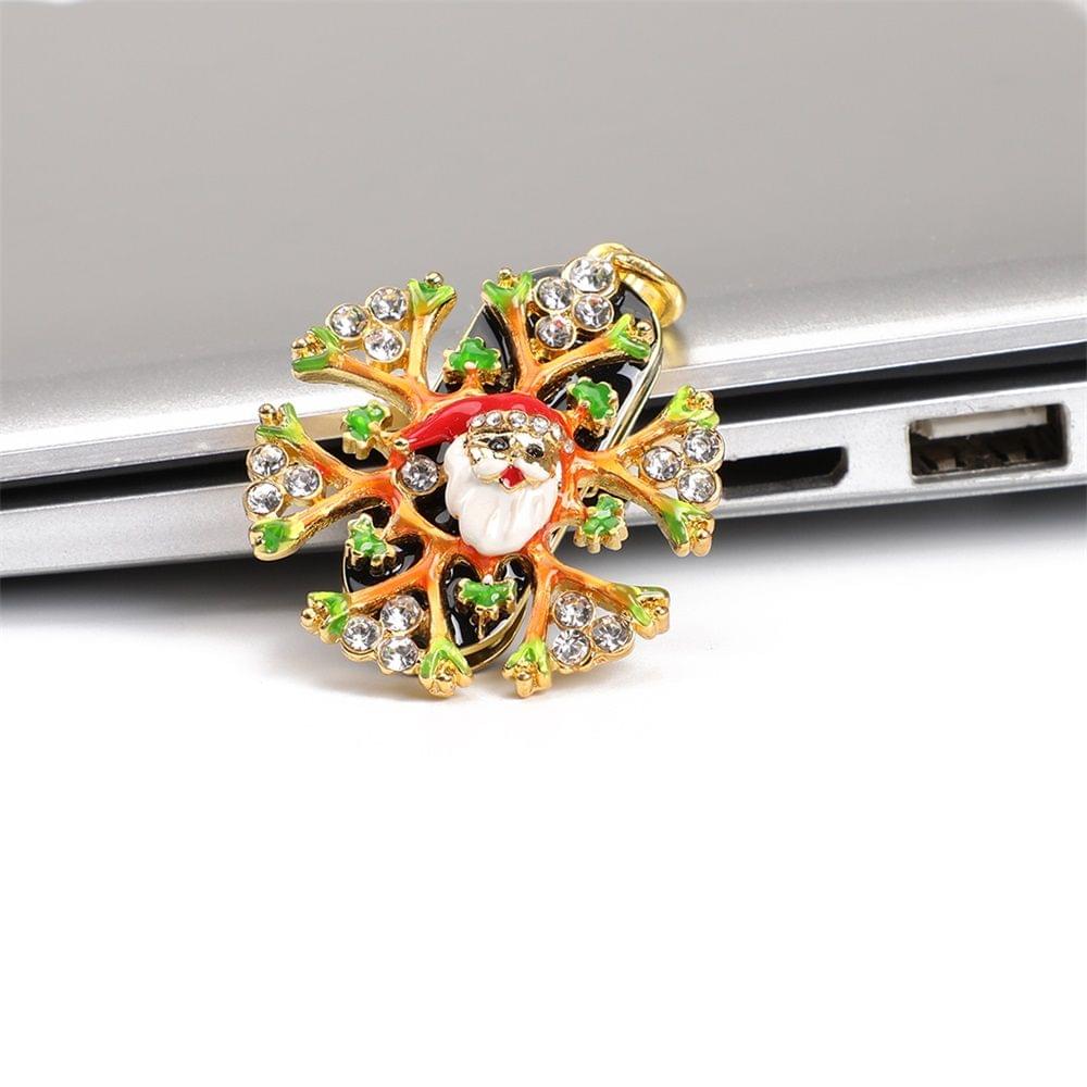 USB 2.0 U Disk Creative Christmas U Disk Portable High-speed - 64GB